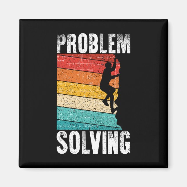 Imã Presente para Climber de Resolução de Problemas -  (Frente)