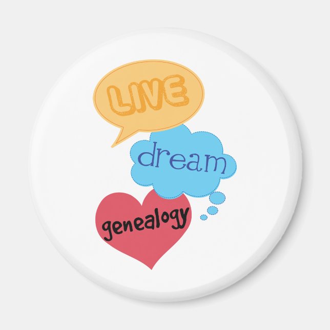 Imã Presente para genealogista (Frente)