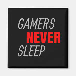 Imã Presente para jogadores nunca adormecem o vídeo g