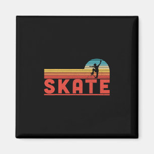 Imã Presente para meninos skatistas fãs de skateboard