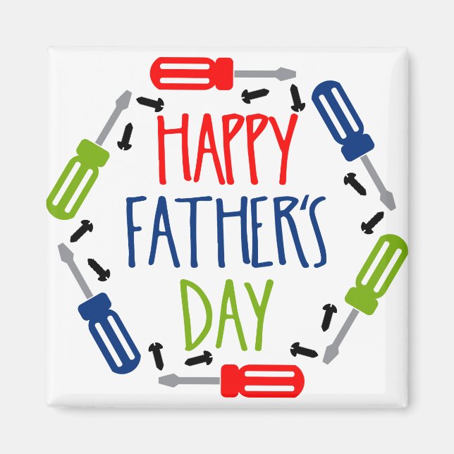 Imã Presente para o Dia de os pais Feliz Maior do Pai (Frente)