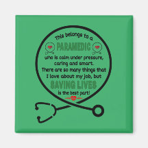 Presente paramédico. Isto Pertence A Um paramédico