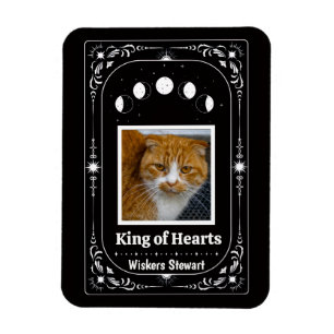 Ímã Presente Personalizado com Foto Tarot Gato Present