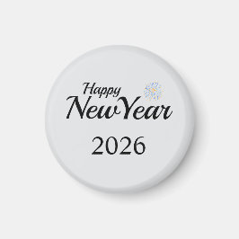 Imã Presente Personalizado de Ano Novo Feliz