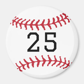 Imã Presente personalizado de beisebol para a equipe e