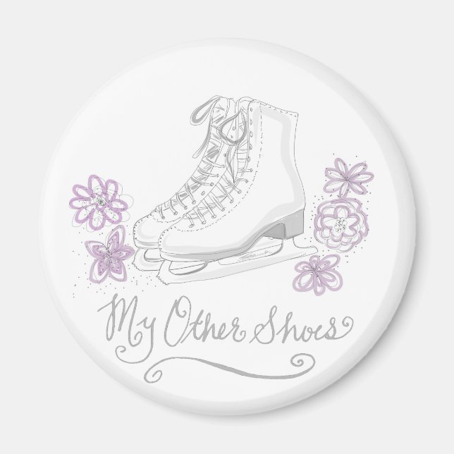Imã Presente personalizado de Skate Mauve para o Skate (Frente)