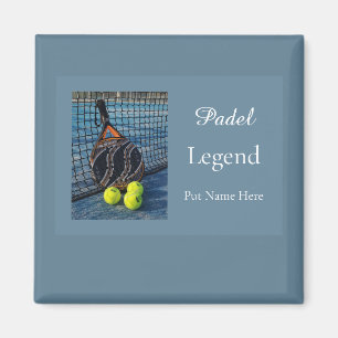 Imã Presente Personalizado Padel Legend para Ele