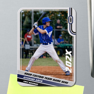 Ímã Presente Personalizado para Jogador de Beisebol em