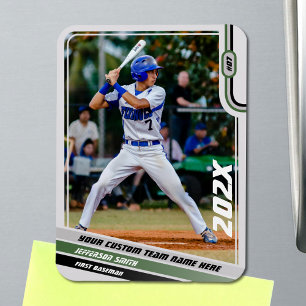 Ímã Presente Personalizado para Jogador de Beisebol em