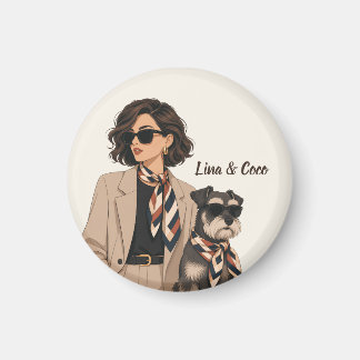 Imã "Presente Personalizado para Mãe de Cachorro" "Don