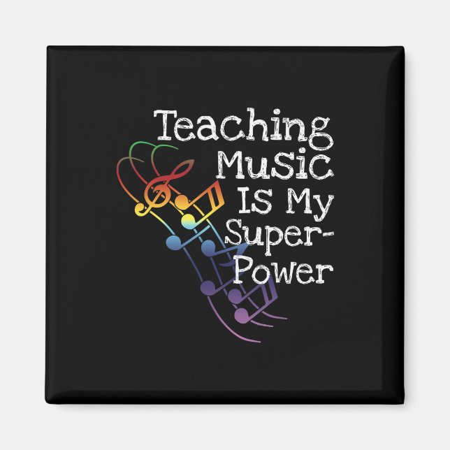 Imã Presente Professor de Música (Frente)