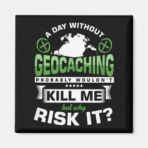 Imã Presente Sem Geocaching Caça-Tesouro GPS Caches Et
