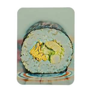 Ímã Presente sushi para amantes de comida