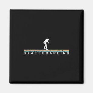 Imã Presente Vintage Retro Skate Skateboarding
