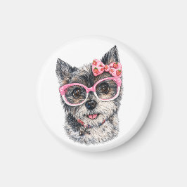 Imã Presente Yorkshire Terrier para Amantes de Cães