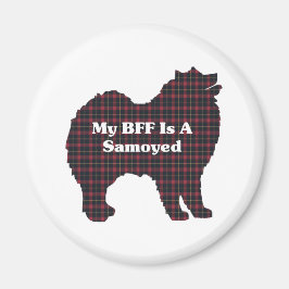 Imã Presentes BFF Samoyed