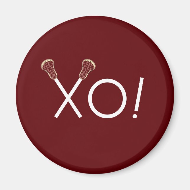 Imã Presentes da Equipe Lacrosse (Frente)