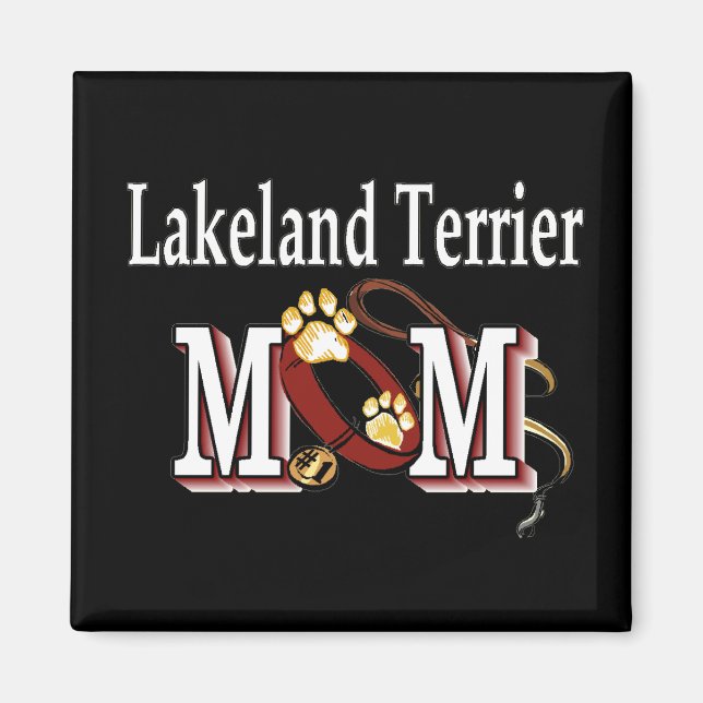 Imã Presentes da MÃE do Lakeland Terrier (Frente)
