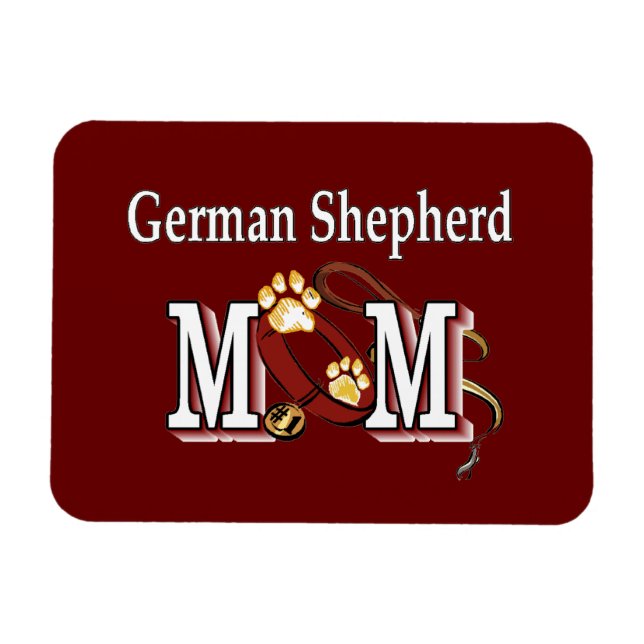 Ímã Presentes da Mãe german shepherd (Horizontal)