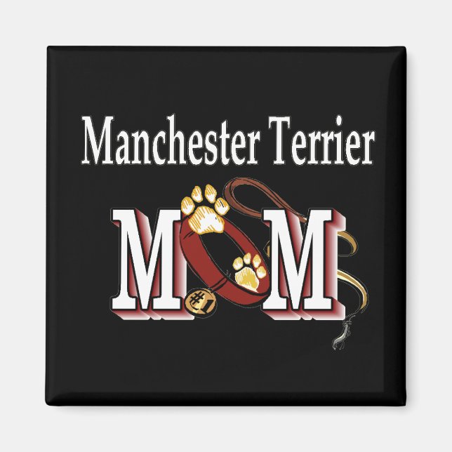 Imã Presentes da Mãe Manchester Terrier (Frente)