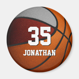 Imã presentes da seleção de basquetebol da cinza maroo