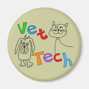 Imã Presentes da tecnologia do veterinário, técnico