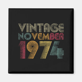 Imã Presentes de 48º Aniversário - Vintage Novembro 19