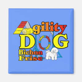 Imã Presentes de Agilidade Bichon Frise
