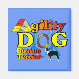 Imã Presentes de Agilidade de Boston Terrier