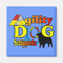 Imã Presentes de Agilidade Schipperke