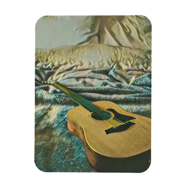Ímã Presentes de amantes de guitarra (Vertical)