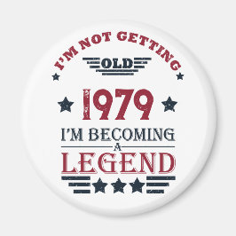 Imã Presentes de aniversário de vintage personalizados