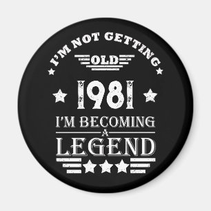 Imã Presentes de aniversário personalizados brancos pr