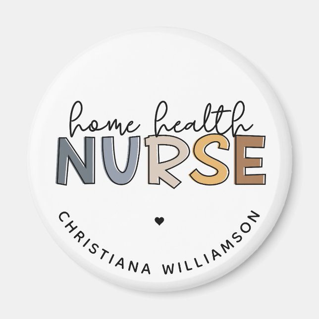 Imã Presentes de Apreciação de Enfermeiro Doméstico Pe (Frente)