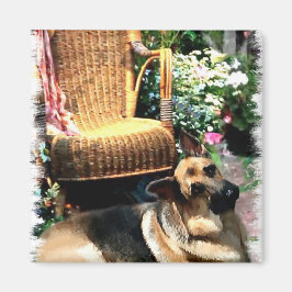 Imã Presentes de arte german shepherd