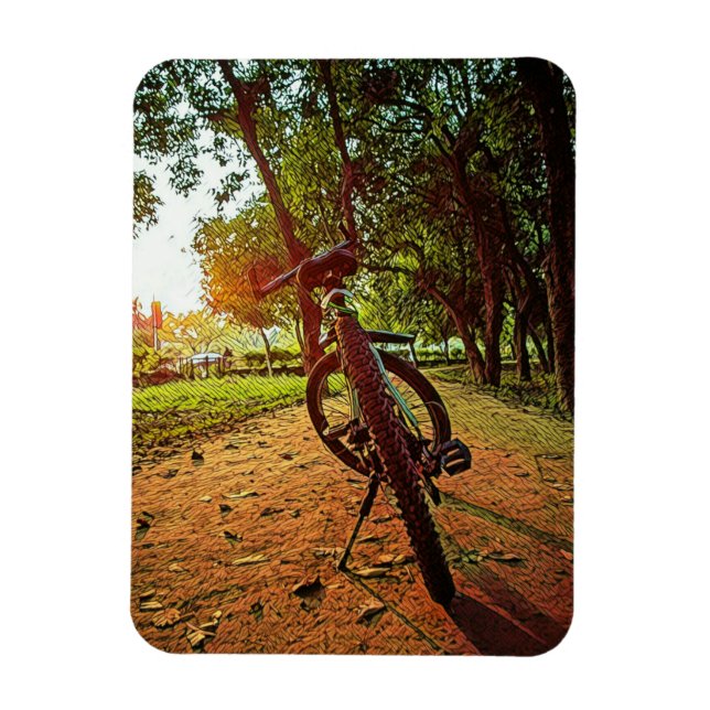 Ímã presentes de bicicleta de montanha (Vertical)