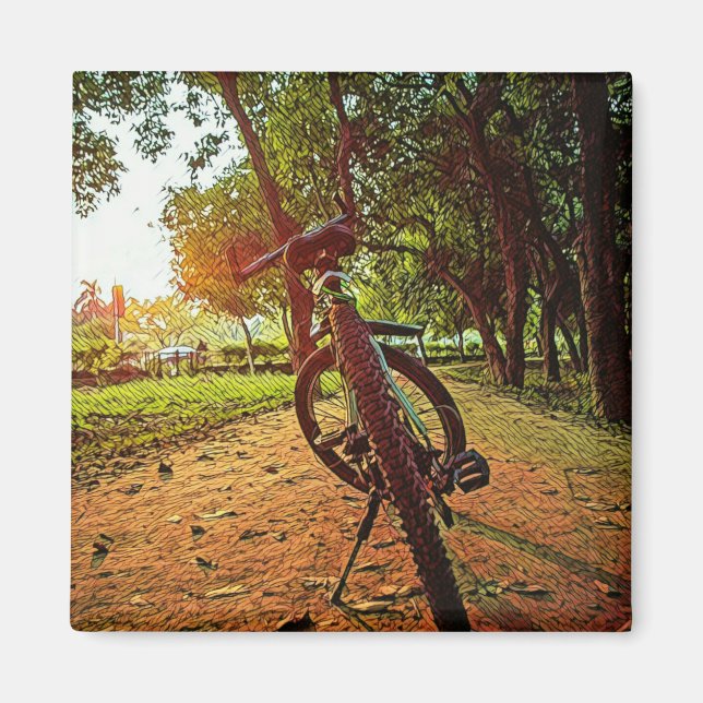 Imã presentes de bicicleta de montanha (Frente)