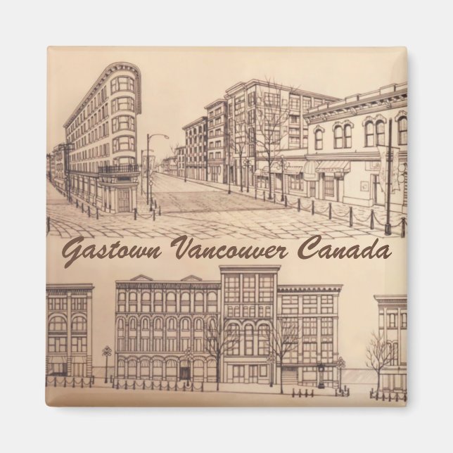 Imã Presentes de Botões de Magneta de Souvenir de Vanc (Frente)