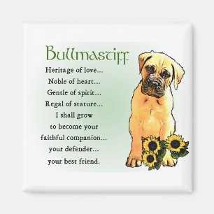 Imã Presentes de Bullmastiff