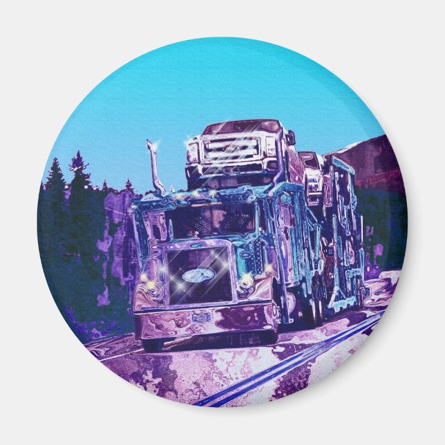 IMÃ PRESENTES DE CAMINHÕES DE CAMINHÃO DE CARGA (Frente)