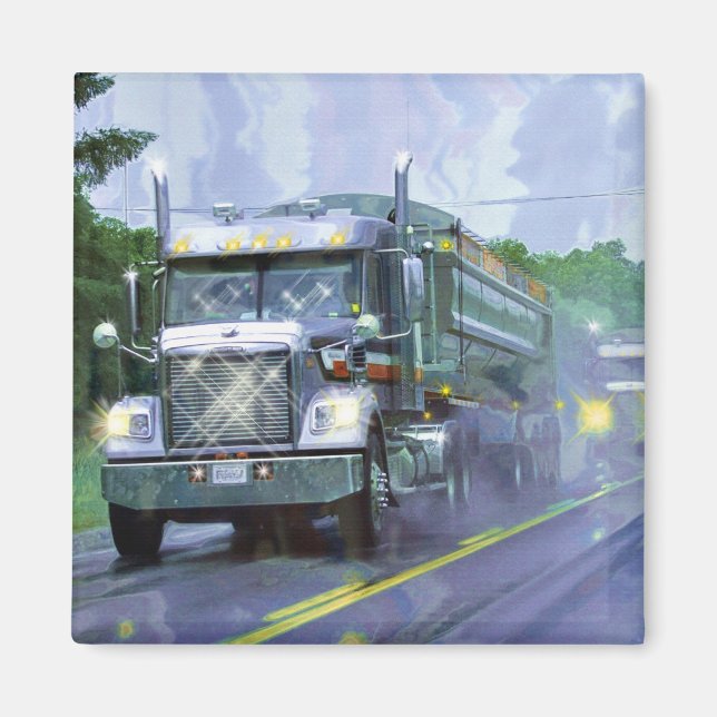 IMÃ PRESENTES DE CAMINHÕES DE CAMINHÃO DE CARGA (Frente)