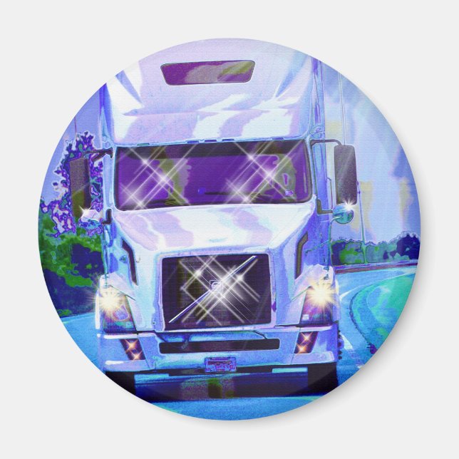 IMÃ PRESENTES DE CAMINHÕES DE CAMINHÃO DE CARGA (Frente)