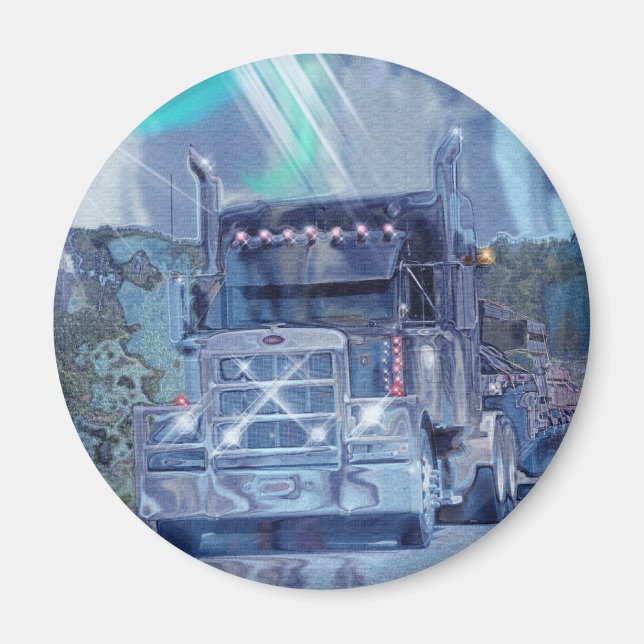 IMÃ PRESENTES DE CAMINHÕES DE CAMINHÃO DE CARGA (Frente)