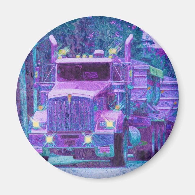 IMÃ PRESENTES DE CAMINHÕES DE CAMINHÃO DE CARGA (Frente)