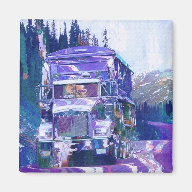 IMÃ PRESENTES DE CAMINHÕES DE CAMINHÃO DE CARGA (Frente)