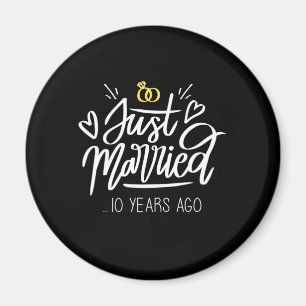 Imã Presentes de Casamento 10º Aniversário de Casame