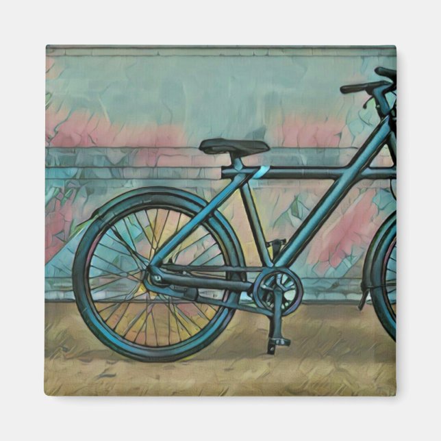 Imã Presentes de ciclismo para pai (Frente)