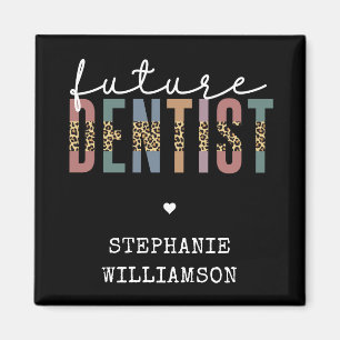Imã Presentes de Dentista Dentista Futuros Personaliza