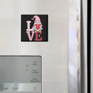 Imã Presentes de Dia dos Namorados Gnome Amor Casal pa