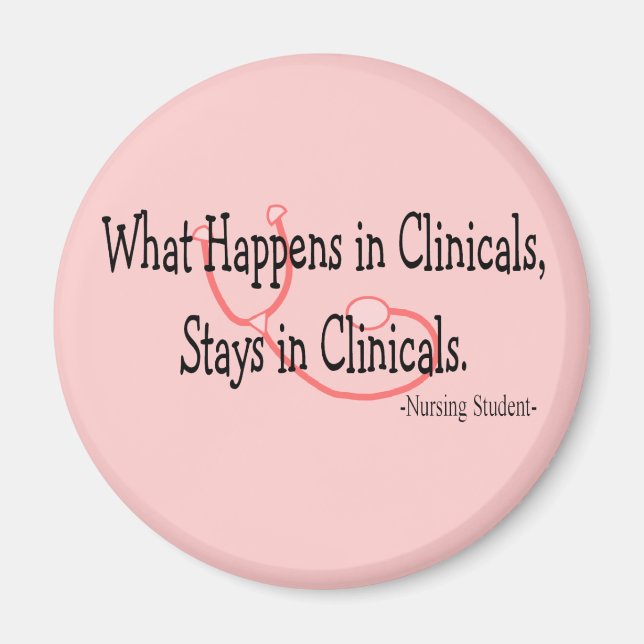 Imã Presentes de Enfermeira Estudantil (Frente)